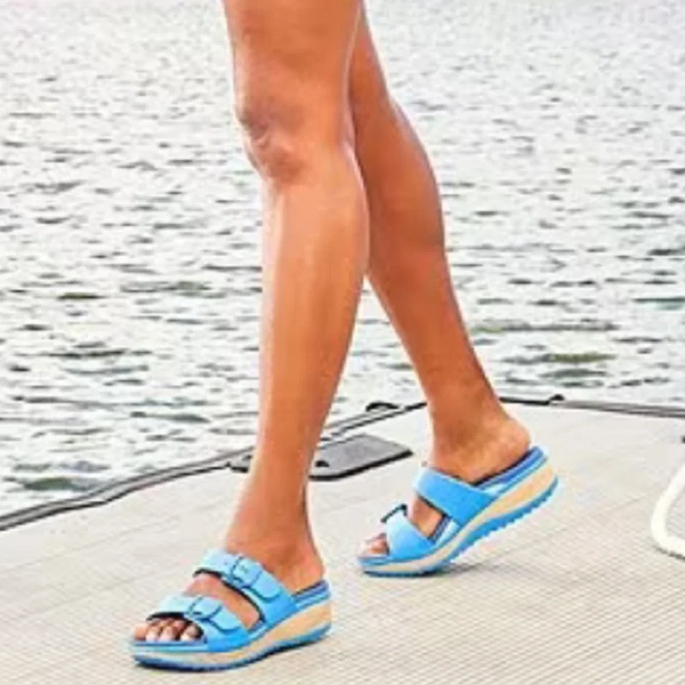 Dansko Kandi Buckle Slide Sandals. - Picture 3 of 11